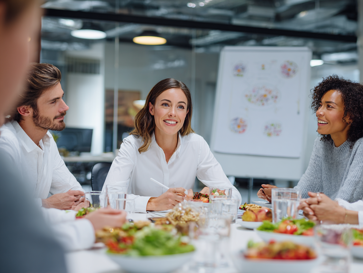 Сім'я готує разом здорову їжу на кухні, батьки та діти нарізають овочі